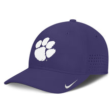 Clemson Nike Practice AeroBill Stretch-Fit Cap - PURPLE