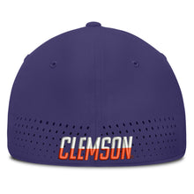 Clemson Nike Practice AeroBill Stretch-Fit Cap - PURPLE