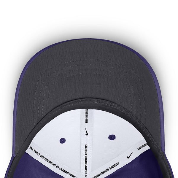 Clemson Nike Practice AeroBill Stretch-Fit Cap - PURPLE