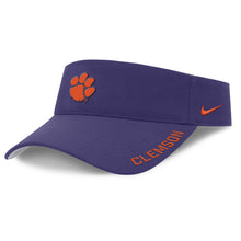 Clemson Nike Primetime Ace Visor - PURPLE