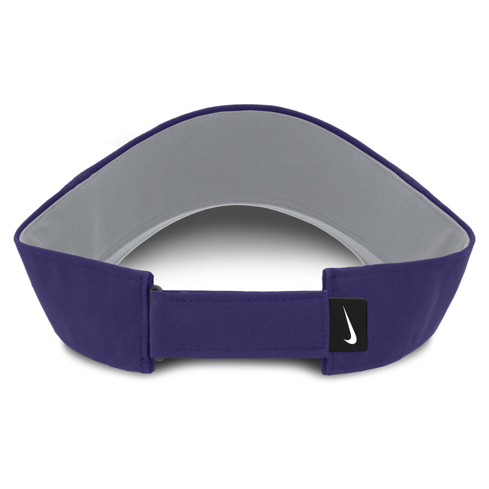 Clemson Nike Primetime Ace Visor - PURPLE