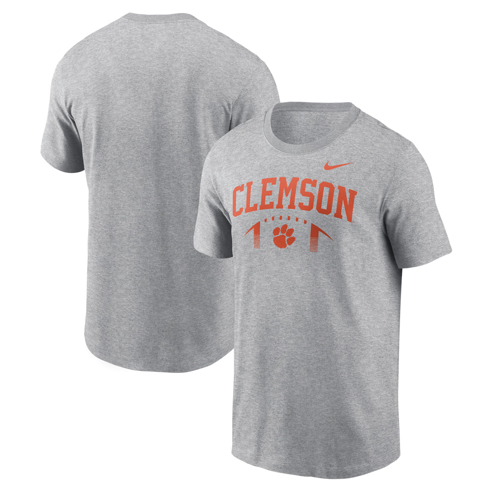 Clemson Nike Primetime Football Icon Tee - MD GREY