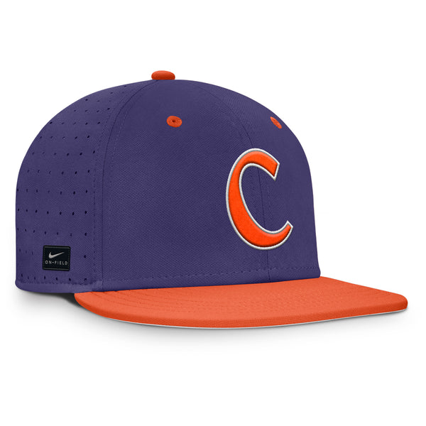 Clemson Nike Purple and Orange Team Baseball Hat - PURPLE/ORANGE