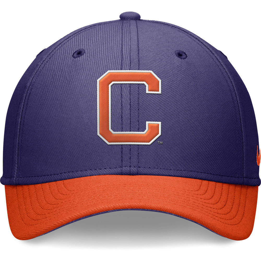 Clemson Nike Rise Structured Block C Cap