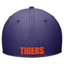 Clemson Nike Rise Structured SwooshFlex Cap - PURPLE