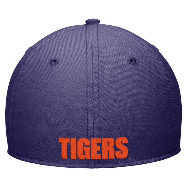 Clemson Nike Rise Structured SwooshFlex Cap
