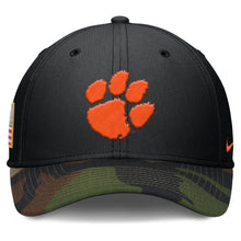 Clemson Nike Rise SwooshFlex Military Cap - BLACK
