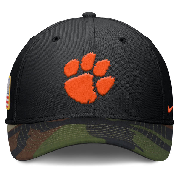 Clemson Nike Rise SwooshFlex Military Cap