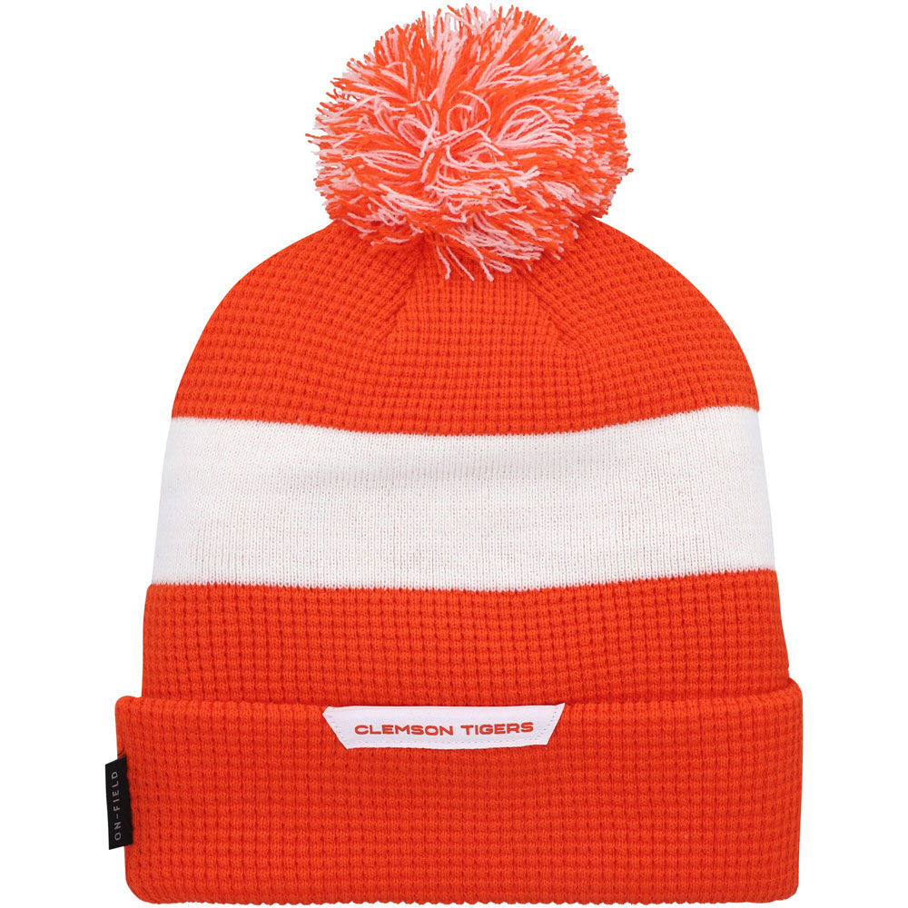 Clemson Nike Sideline Pom Beanie  - ORANGE