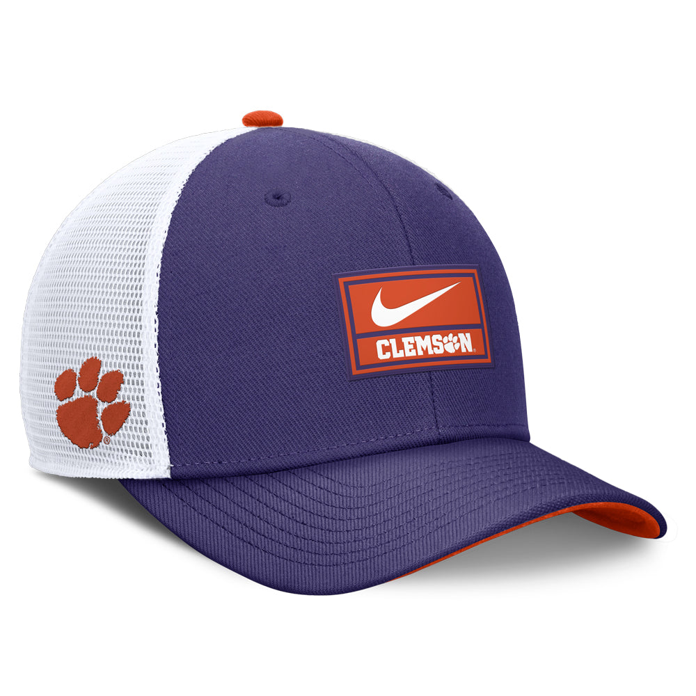 Clemson Nike Silicone Patch Trucker Cap