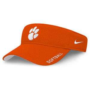 Clemson Nike Softball Ace Visor - ORANGE