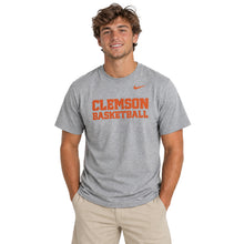 Clemson Nike Stacked Basketball Tee