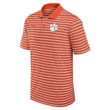 Clemson Nike Stripe Polo - ORANGE