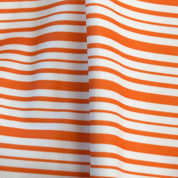 Clemson Nike Striped Vapor Polo - ORANGE