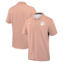 Clemson Nike Striped Vapor Polo
