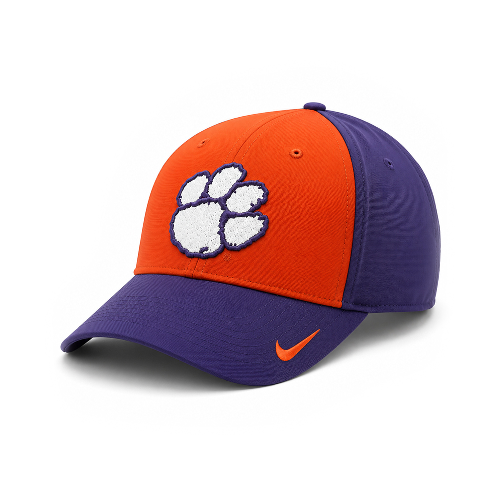 Clemson Nike Swinney Paw Cap - PURPLE