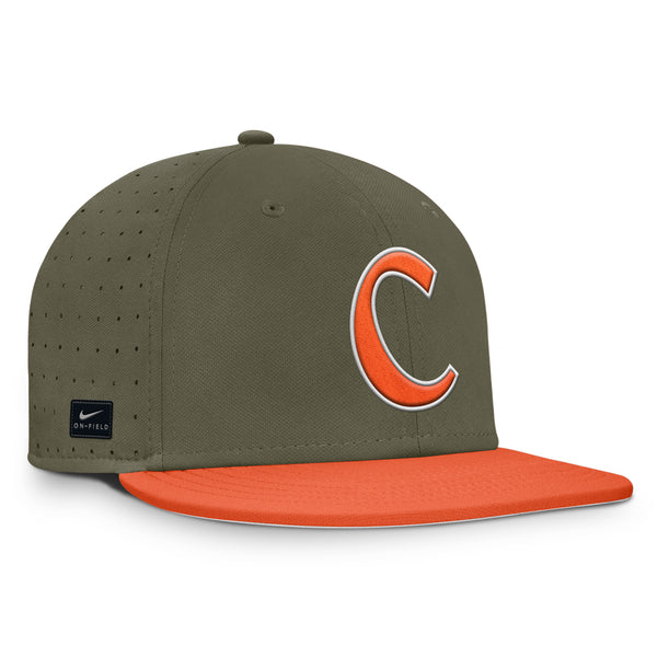 Clemson Nike Team Baseball Cap - OLIVE GREEN