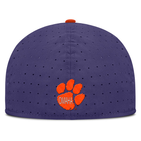 Clemson Nike Team Baseball Hat - PURPLE/ORANGE