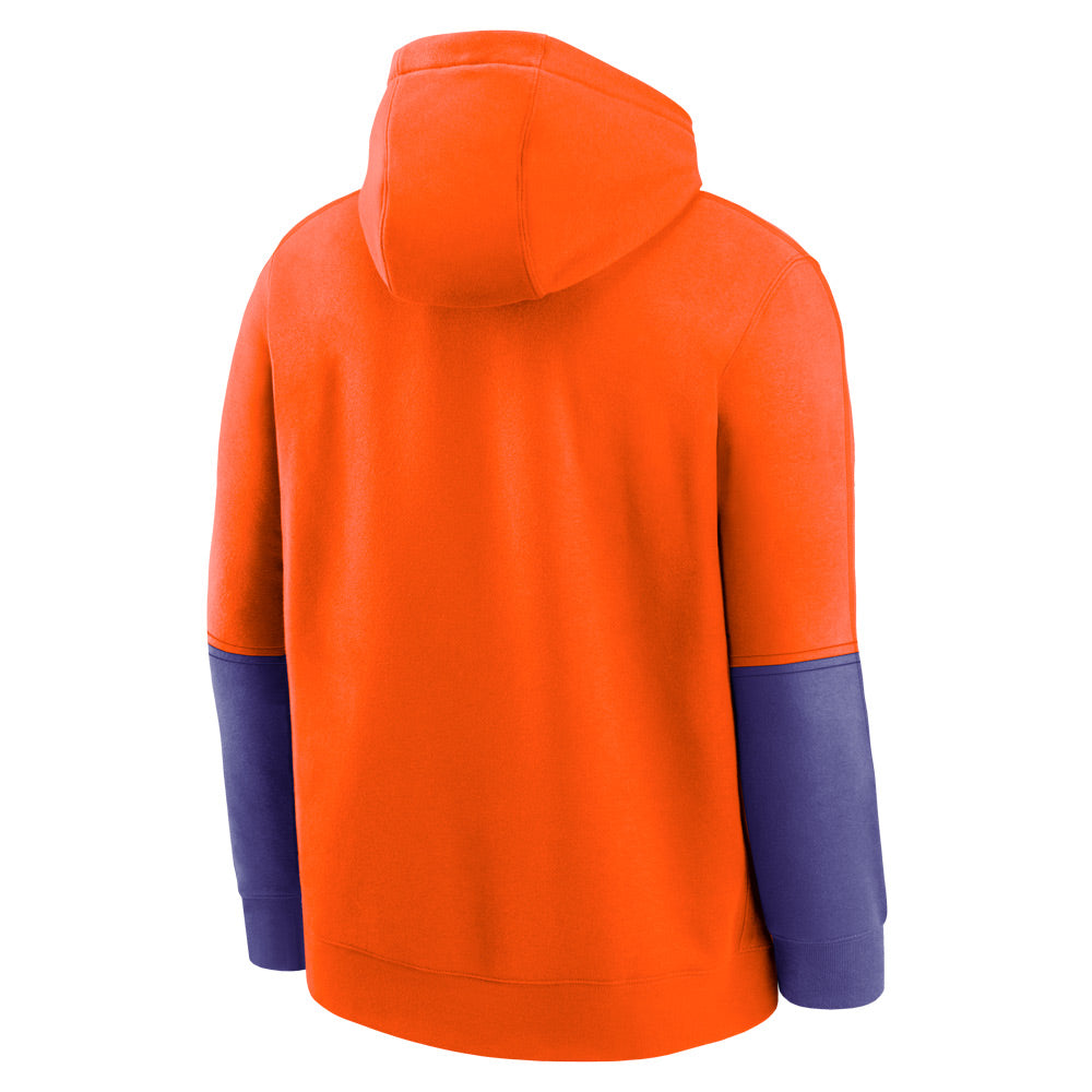 Clemson Nike Team Issue Club Hoodie - ORANGE