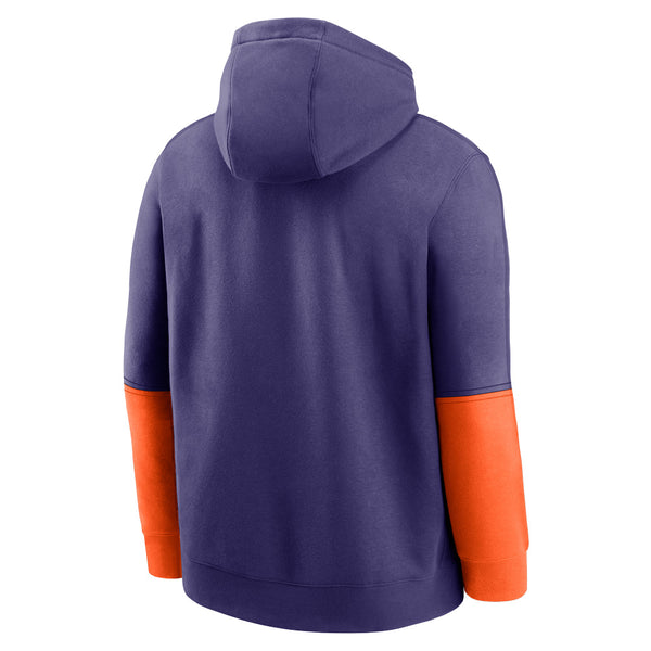 Clemson Nike Team Issue Club Hoodie - PURPLE