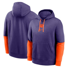 Clemson Nike Team Issue Club Hoodie - PURPLE