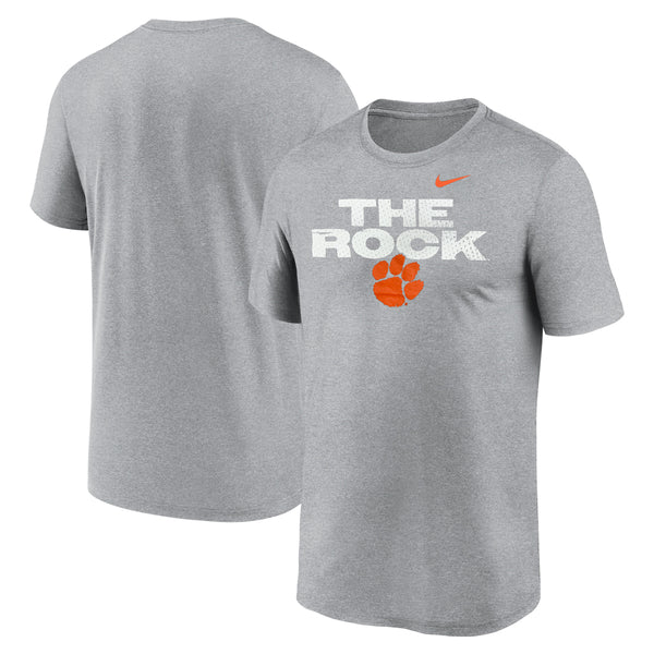 Clemson Nike The Rock Cotton Tee - MD GREY