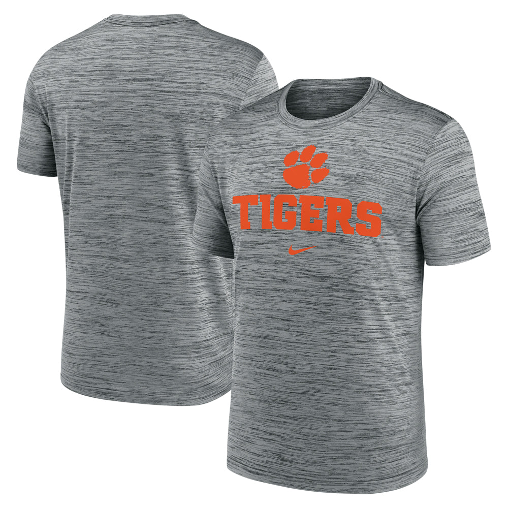Clemson Nike Tigers Velocity Legend Tee - DK GREY