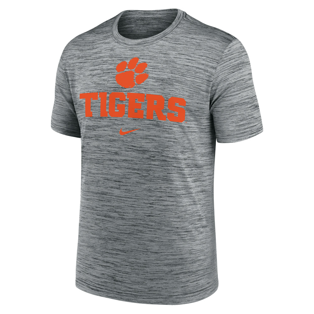 Clemson Nike Tigers Velocity Legend Tee - DK GREY