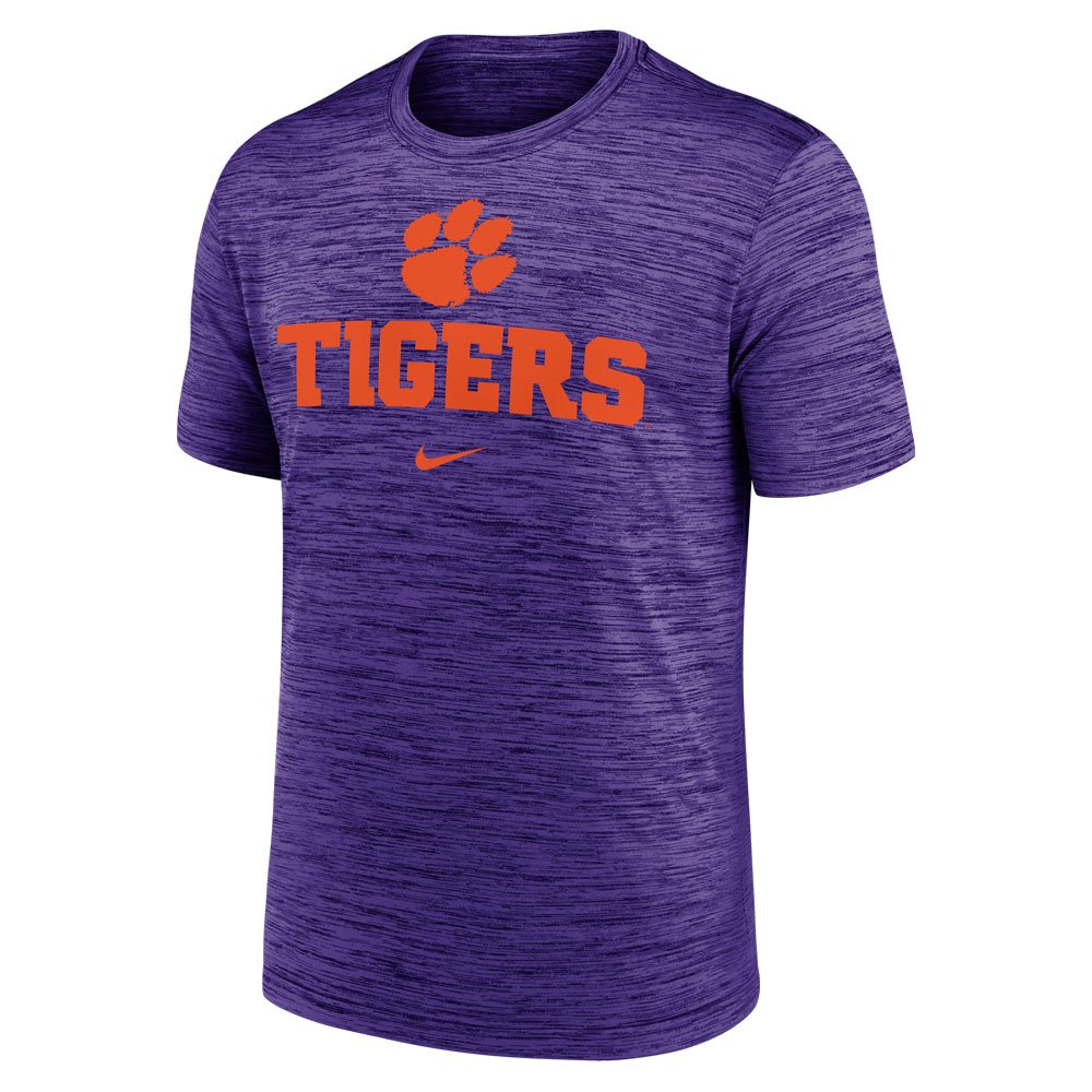 Clemson Nike Tigers Velocity Legend Tee - PURPLE