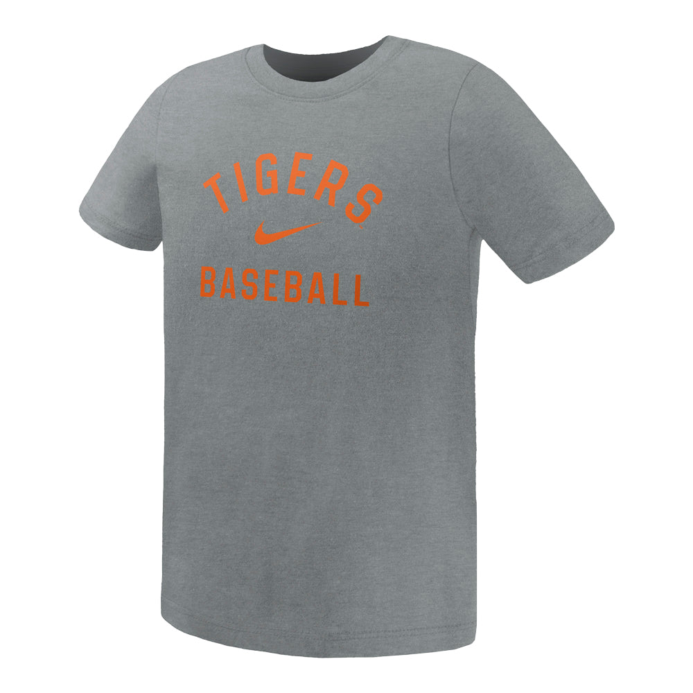 Clemson Nike Toddler Cotton Tigers Baseball Tee - MD GREY