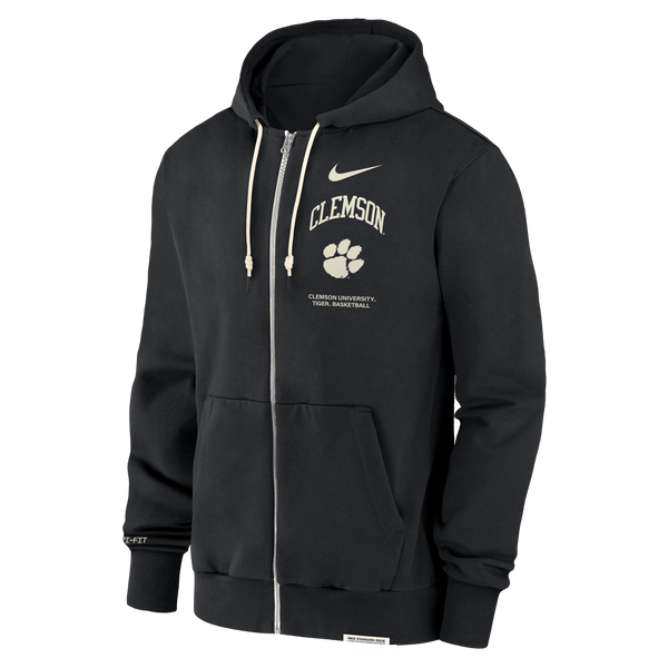 Clemson Nike Travel Fleece Hoodie - BLACK