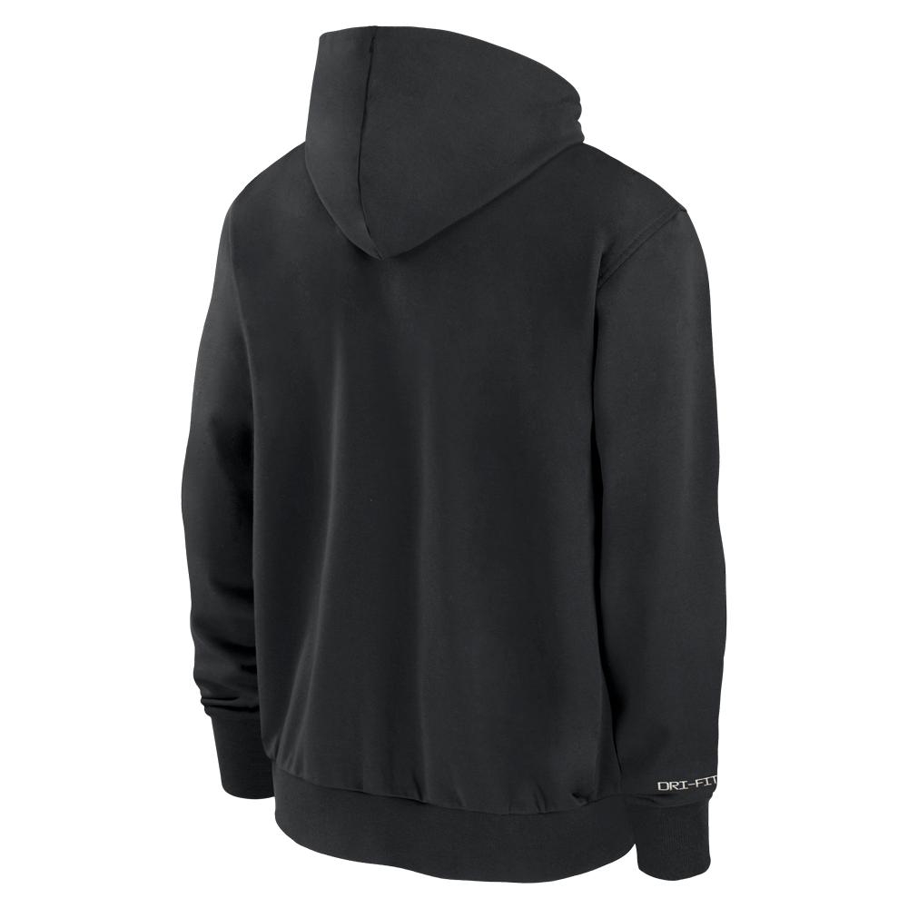 Clemson Nike Travel Fleece Hoodie - BLACK