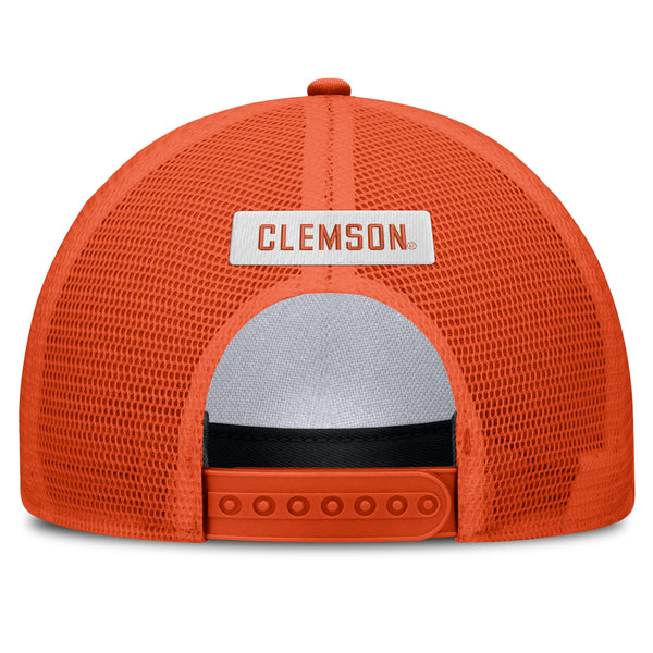 Clemson Nike Vault Tiger Face Patch Cap - ORANGE
