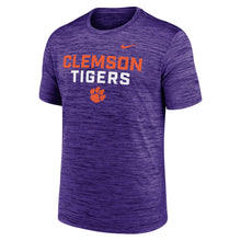 Clemson Nike Velocity Clemson Tigers Tee - PURPLE