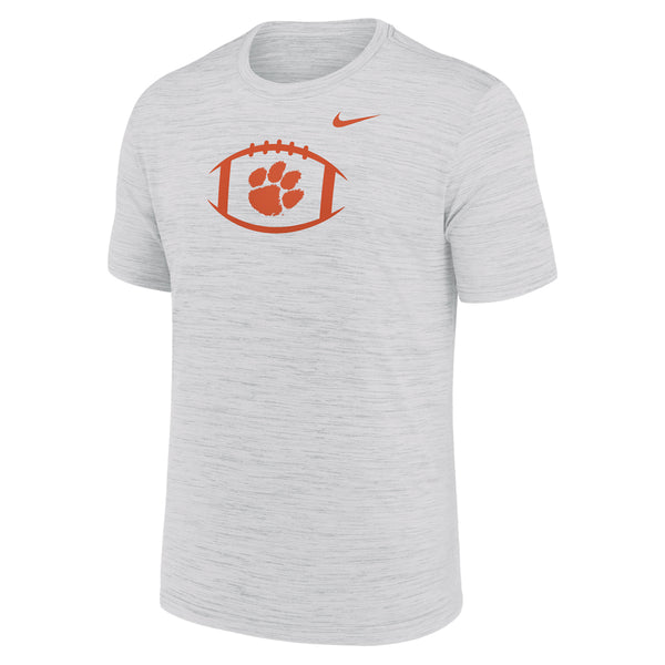 Clemson Nike Velocity Football Icon Tee - WHITE