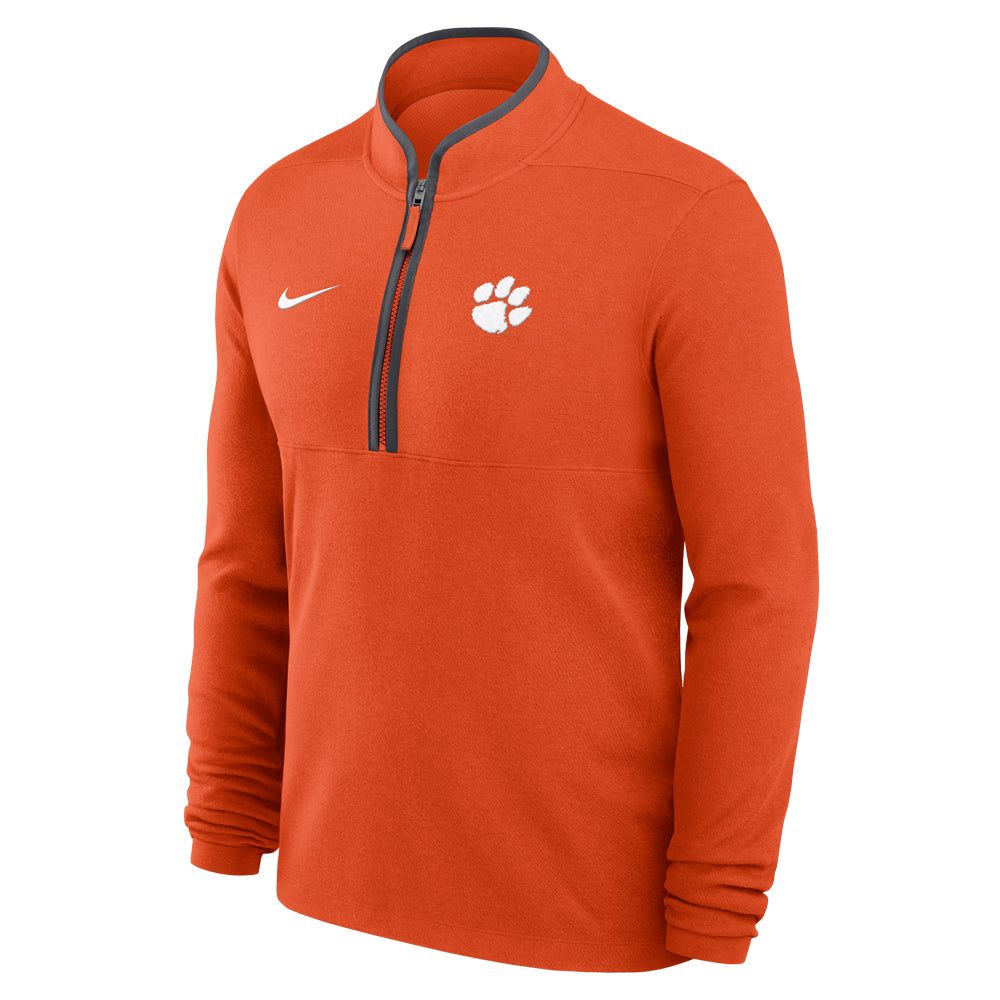 Clemson Nike Victory Paw Half-Zip Pullover - ORANGE