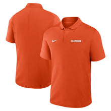 Clemson Nike Victory Wordmark Polo - ORANGE