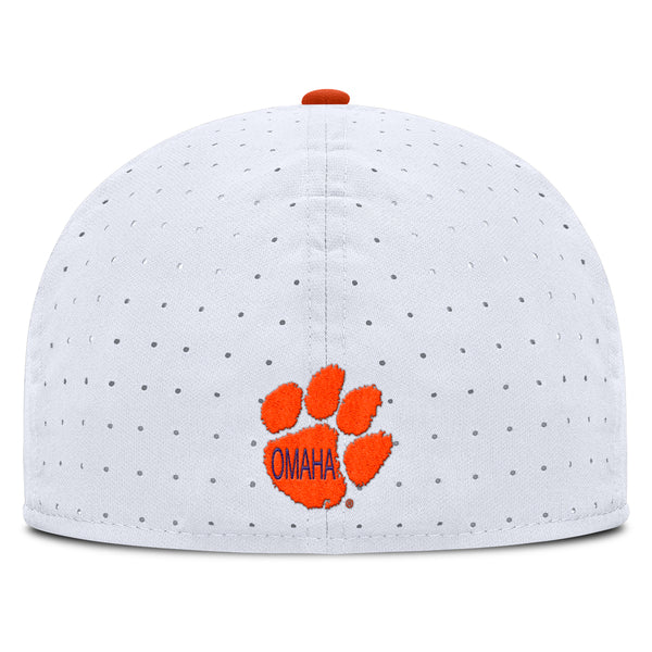 Clemson Nike White and Orange Team Baseball Hat - WHITE/ORANGE