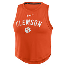 Clemson Nike Women’s Cropped Sleeveless Tank - ORANGE
