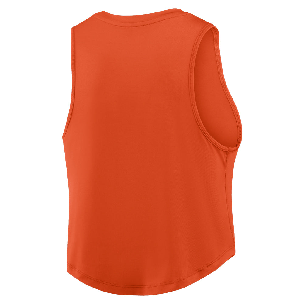 Clemson Nike Women’s Cropped Sleeveless Tank - ORANGE