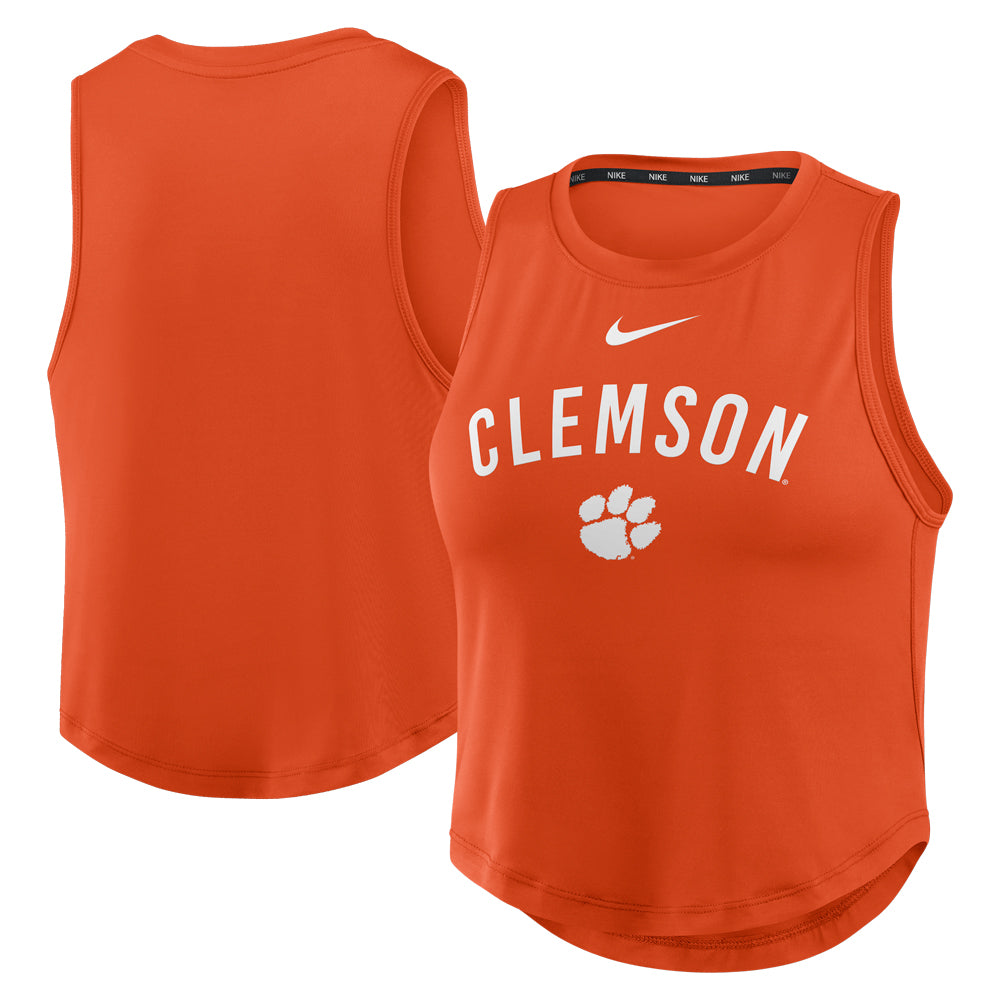 Clemson Nike Women’s Cropped Sleeveless Tank