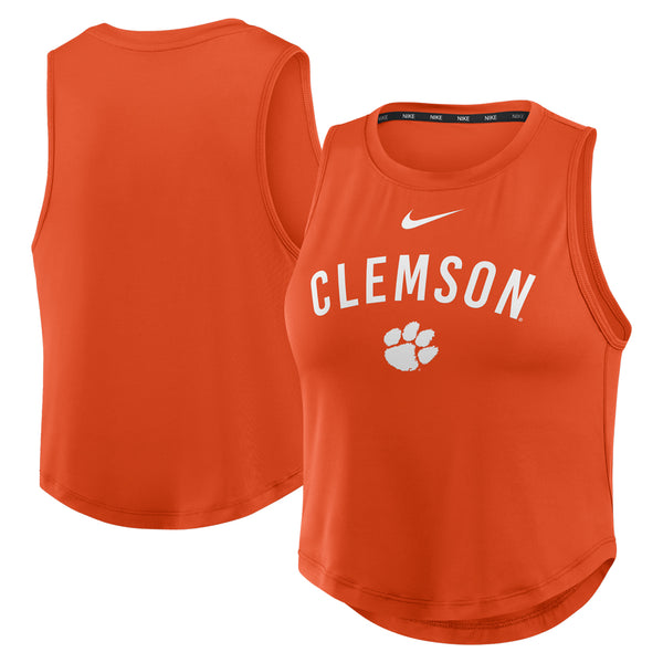 Clemson Nike Women’s Cropped Sleeveless Tank
