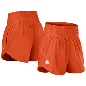 Clemson Nike Women's Dri-FIT Performance Short - ORANGE
