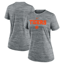Clemson Nike Women's Gameday Velocity Tigers Tee - MD GREY
