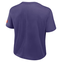 Clemson Nike Women's One Dri-FIT Cropped Top - PURPLE
