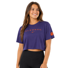Clemson Nike Women's One Dri-FIT Cropped Top