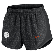 Clemson Nike Women's Pattern Tempo Short - BLACK