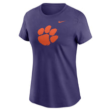 Clemson Nike Women's Paw Logo Tee - PURPLE