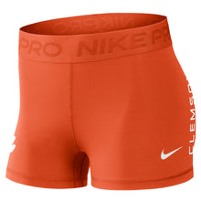 Clemson Nike Women's Pro Short - ORANGE