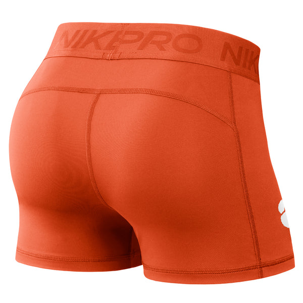 Clemson Nike Women's Pro Short - ORANGE